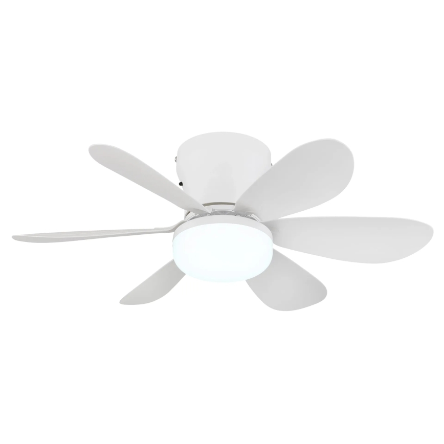 Globo - LED fényerőszabályozható mennyezeti ventilátor LED/5W/230V 2700-6500K fehér + távirányító