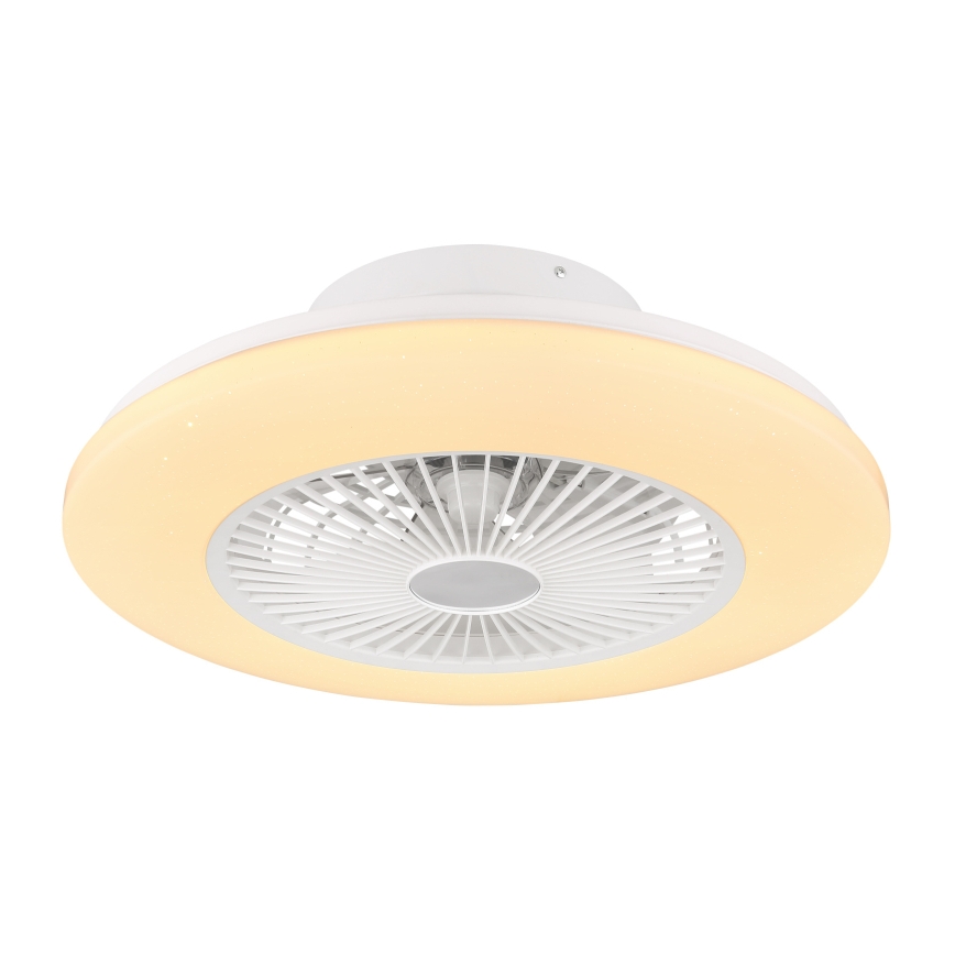 Globo - LED Dimmelhető mennyezeti lámpa ventilátorral LED/30W/230V 3000-6500K + távirányító