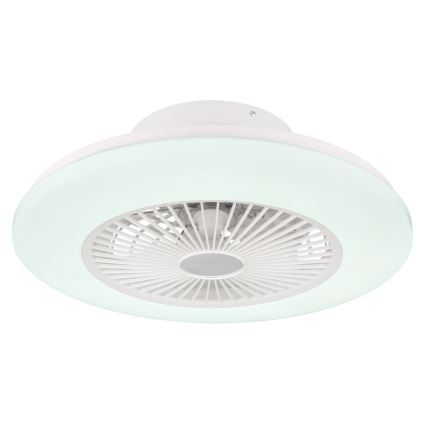 Globo - LED Dimmelhető mennyezeti lámpa ventilátorral LED/30W/230V 3000-6500K + távirányító