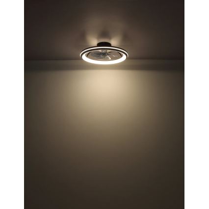 Globo - LED dimmelhető mennyezeti ventilátor LED/40W/230V 3000-6500K + távirányító