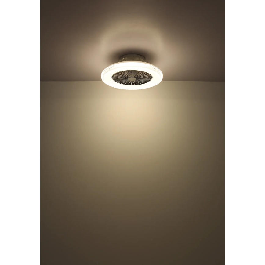 Globo - LED Dimmelhető mennyezeti ventilátor LED/40W/230V 3000-6500K + távirányítás