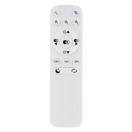 Globo - LED Dimmelhető mennyezeti ventilátor LED/40W/230V 3000-6500K + távirányítás