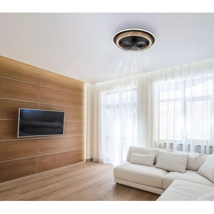 Globo - LED Fényerőszabályozható mennyezeti ventilátor LED/32W/230V 2700-6500K + távirányító