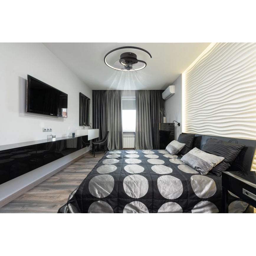 Globo - LED dimmelhető mennyezeti ventilátor LED/30W/230V 2700-6500K + távirányító