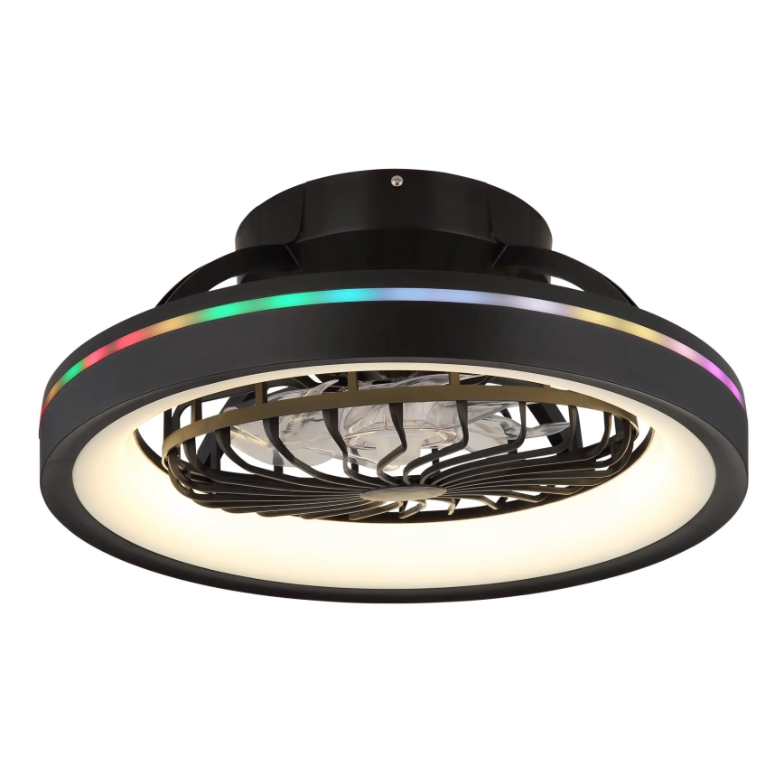 Globo - LED RGB Dimmelhető mennyezeti ventilátor LED/40W/230V 2700-6500K + távirányítás