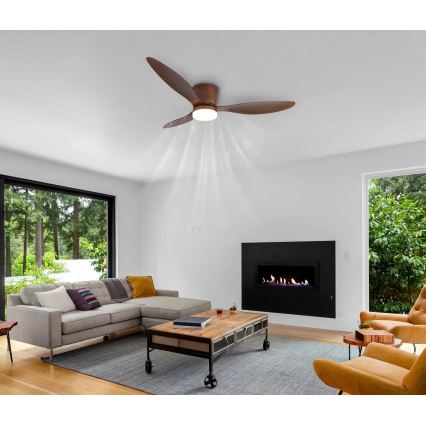 Globo - LED dimmelhető mennyezeti ventilátor LED/20W/230V 3000-6500K + távirányító