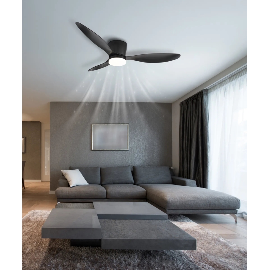 Globo - LED dimmelhető mennyezeti ventilátor LED/20W/230V 3000-6500K + távirányító