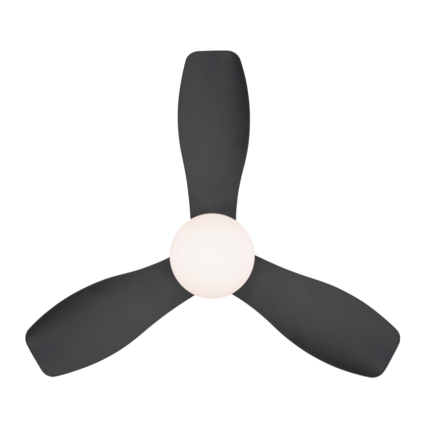 Globo - Fényerőszabályozható mennyezeti ventilátor LED/15W/230V 2700-6500K fekete + távirányító