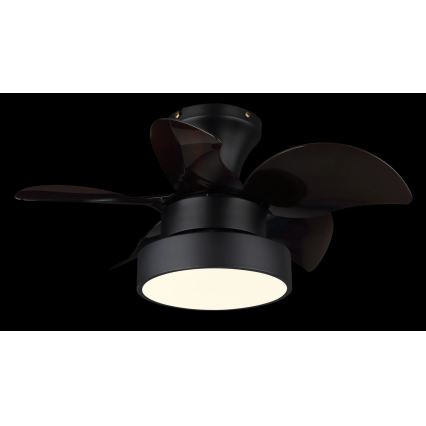 Globo - LED Dimmelhető mennyezeti ventilátor LED/22W/230V 3000/4500/6000K barna + távirányító