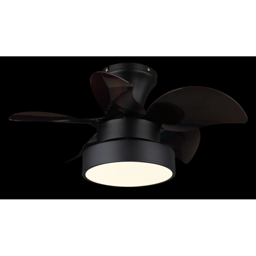 Globo - LED Dimmelhető mennyezeti ventilátor LED/22W/230V 3000/4500/6000K barna + távirányító