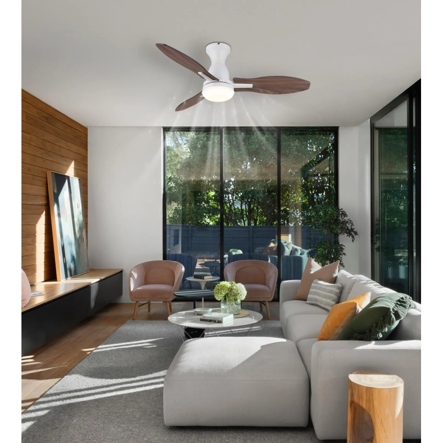 Globo - LED állítható fényerejű mennyezeti ventilátor LED/22W/230V 3000/4500/6000K + távirányító