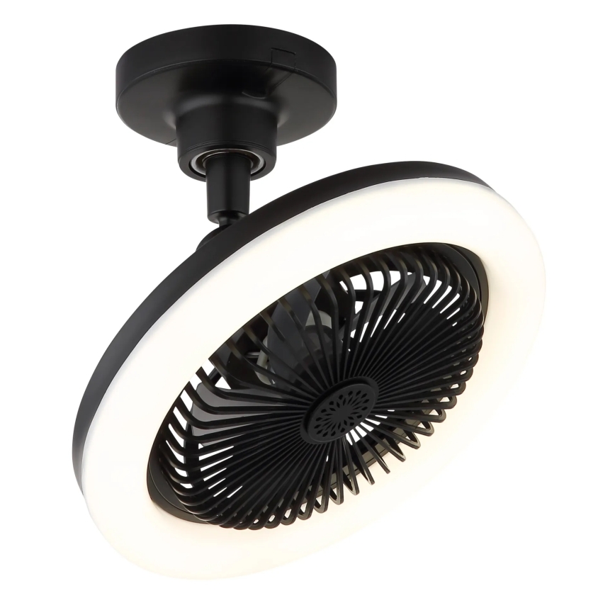 Globo - LED dimmelhető mennyezeti ventilátor LED/20W/230V 3000-6500K fekete + távirányító