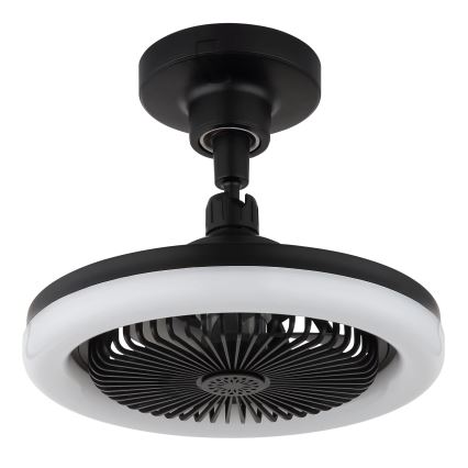 Globo - LED dimmelhető mennyezeti ventilátor LED/20W/230V 3000-6500K fekete + távirányító