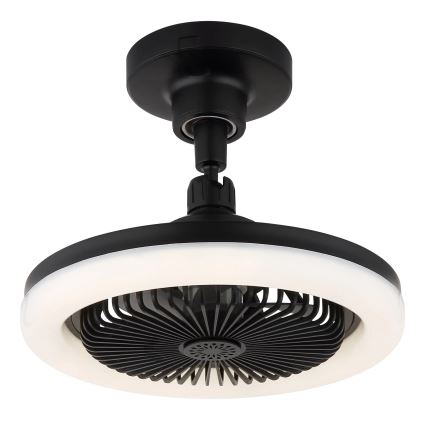 Globo - LED dimmelhető mennyezeti ventilátor LED/20W/230V 3000-6500K fekete + távirányító