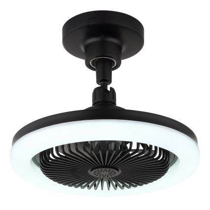 Globo - LED dimmelhető mennyezeti ventilátor LED/20W/230V 3000-6500K fekete + távirányító