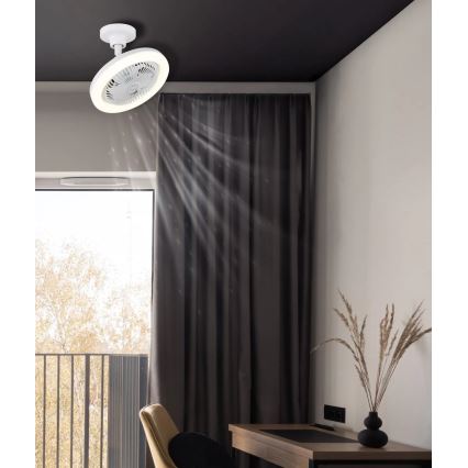 Globo - LED Fényerőszabályozható mennyezeti ventilátor LED/20W/230V 3000-6500K fehér + távirányító