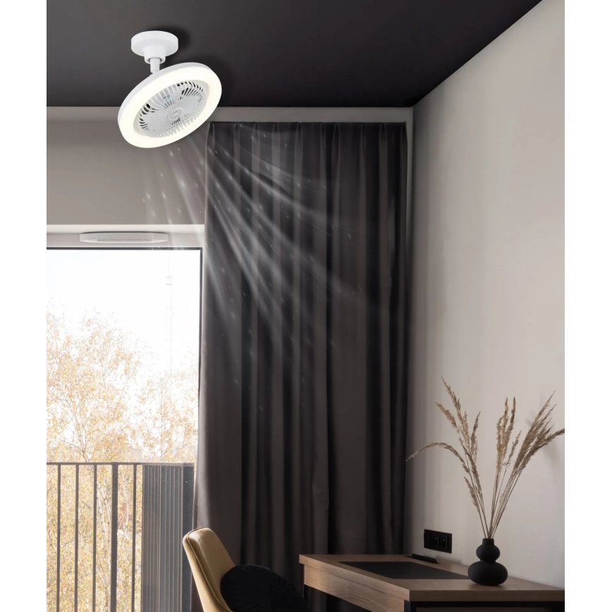 Globo - LED Fényerőszabályozható mennyezeti ventilátor LED/20W/230V 3000-6500K fehér + távirányító