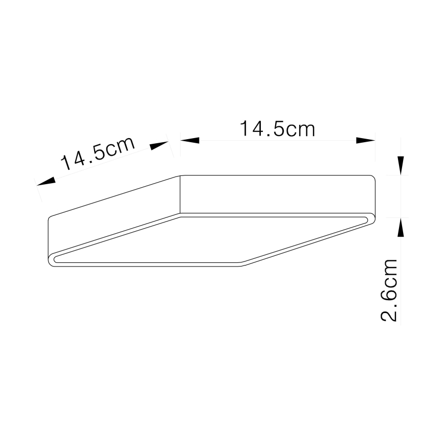 Globo - LED Mennyezeti lámpa LED/15W/230V