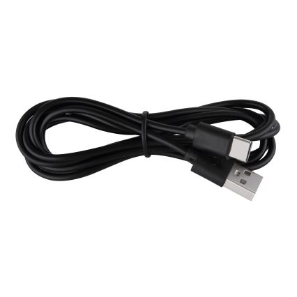 Globo - LED újratölthető érintős fali lámpa LED/1,2W/3,7V átm. 15 cm 1800 mAh fekete