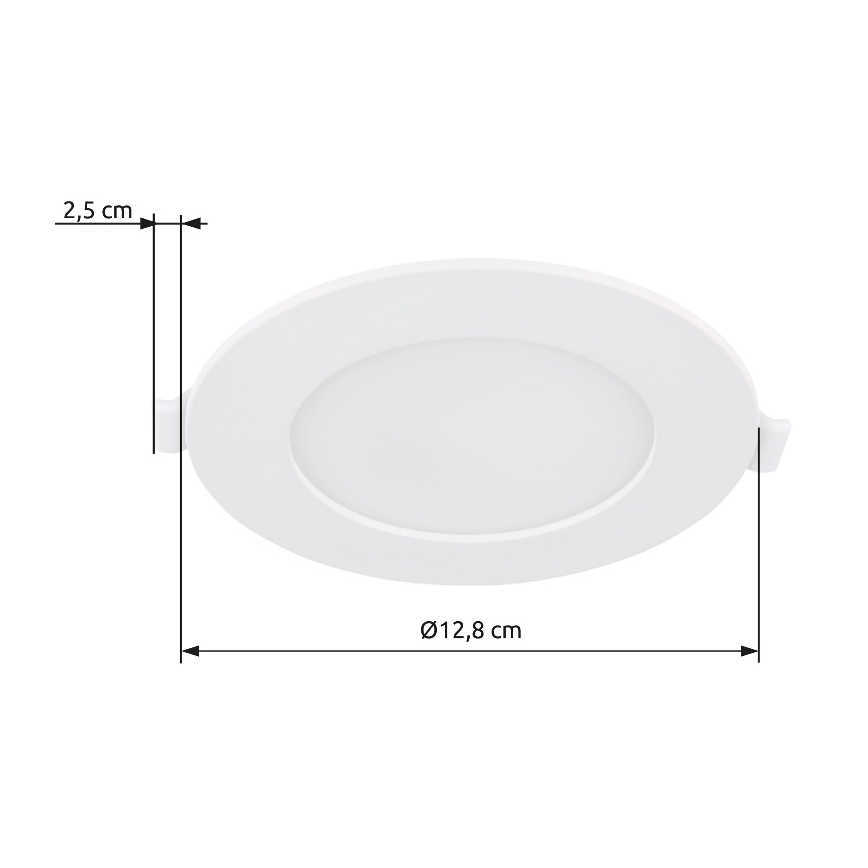 Globo - LED Beépíthető lámpa LED/6W/230V 4000K átm. 12,8 cm