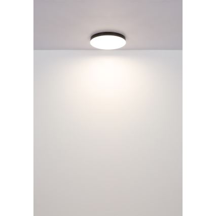 Globo - LED Mennyezeti lámpa LED/50W/230V 3000K/4000K/6500K átm. 50 cm fekete