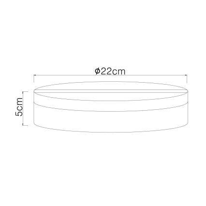 Globo - LED Mennyezeti lámpa LED/12W/230V 4000K átm. 22 cm fehér