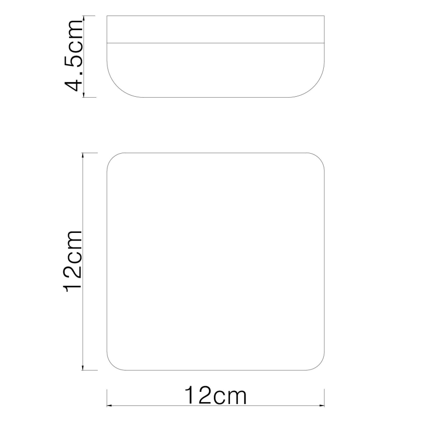 Globo - LED Mennyezeti lámpa LED/8W/230V 4000K 12x12 cm fehér