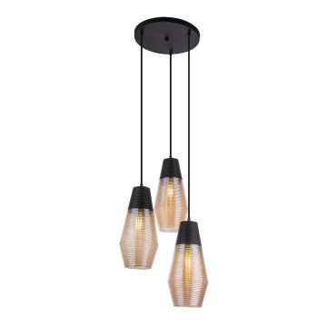 Globo 15043-3 - Csillár zsinóron WAYNE 3xE27/60W/230V