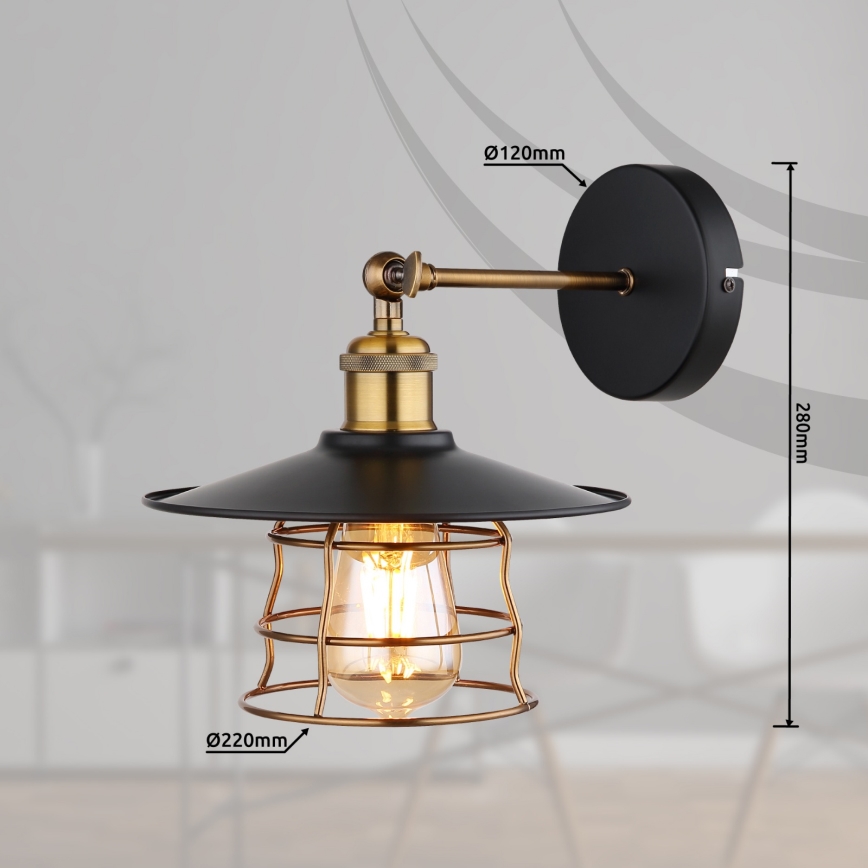 Globo - Fali lámpa 1xE27/60W/230V