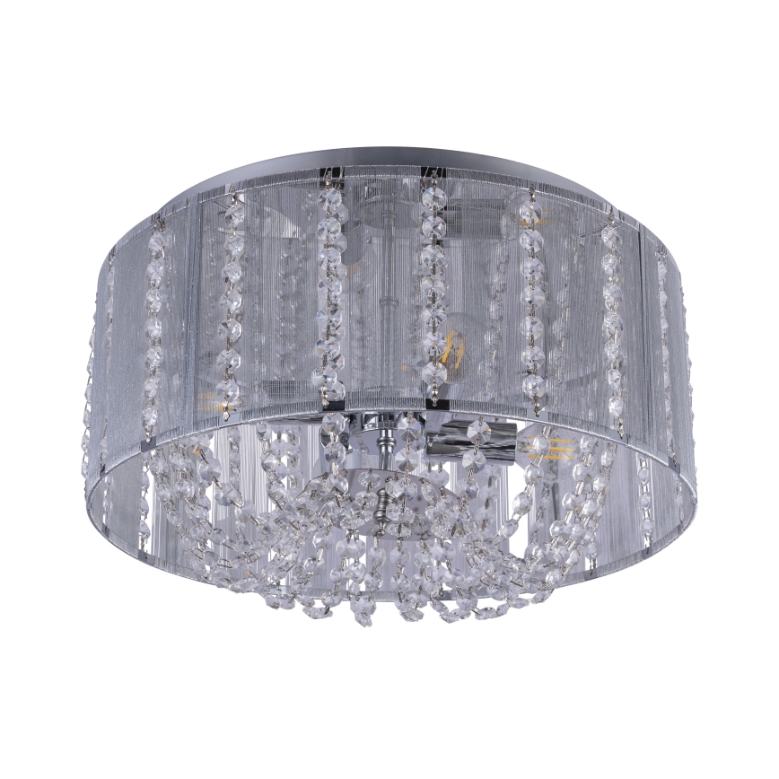 Globo - Kristály mennyezeti lámpa 4xE14/40W/230V