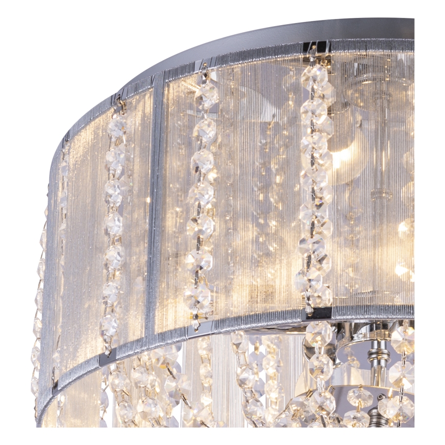 Globo - Kristály mennyezeti lámpa 4xE14/40W/230V
