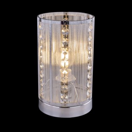 Globo - Kristály asztali lámpa 1xE14/40W/230V