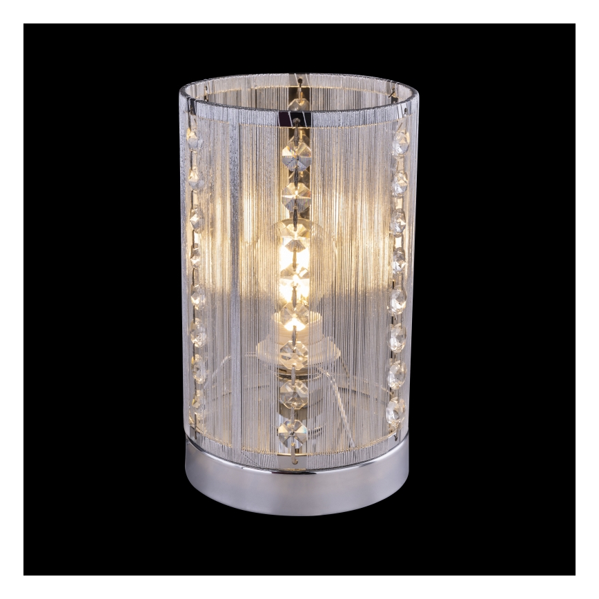 Globo - Kristály asztali lámpa 1xE14/40W/230V