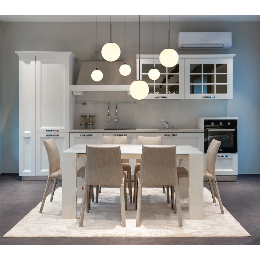 Globo - Csillár zsinóron 3xE27/9W/230V + 3xG9/5W