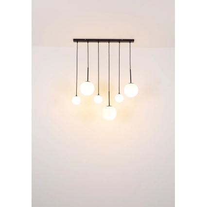 Globo - Csillár zsinóron 3xE27/9W/230V + 3xG9/5W