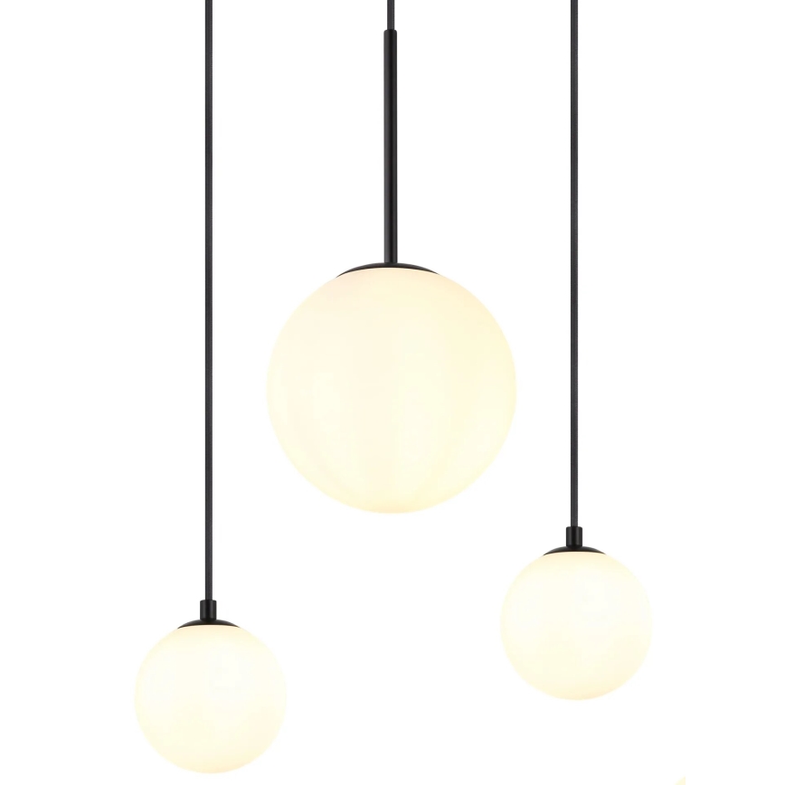 Globo - Csillár zsinóron 3xE27/9W/230V + 3xG9/5W