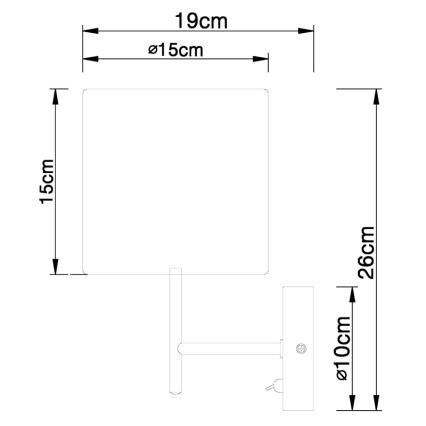 Globo - Fali lámpa 1xE14/40W/230V