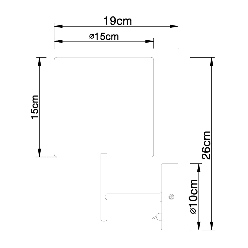 Globo - Fali lámpa 1xE14/40W/230V