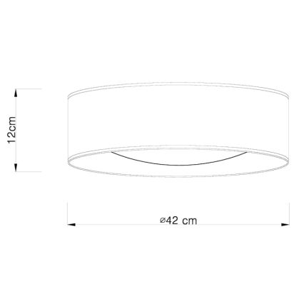 Globo 15188D7 - LED Mennyezeti lámpa AMY 1 LED/18W/230V