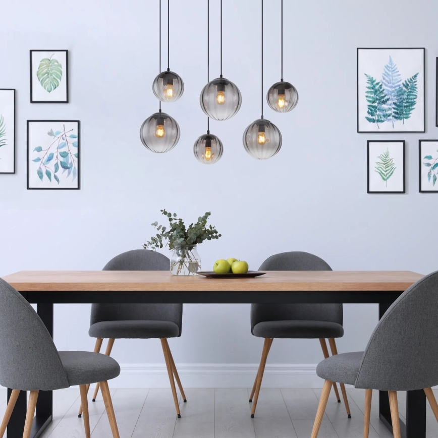 Globo - Csillár zsinóron 6xE27/60W/230V