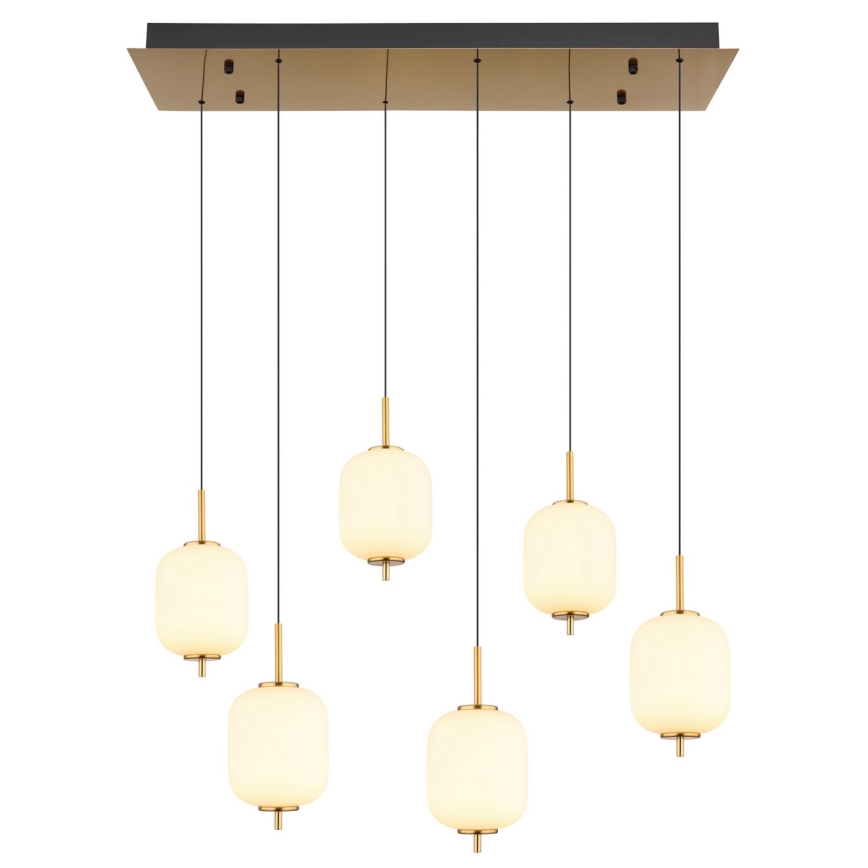 Globo - LED Csillár zsinóron 6xLED/6,7W/230V