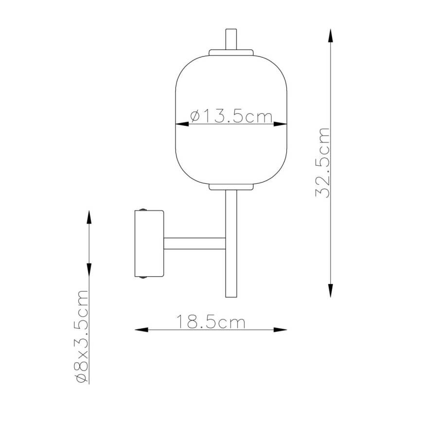 Globo - LED fali lámpa LED/7W/230V