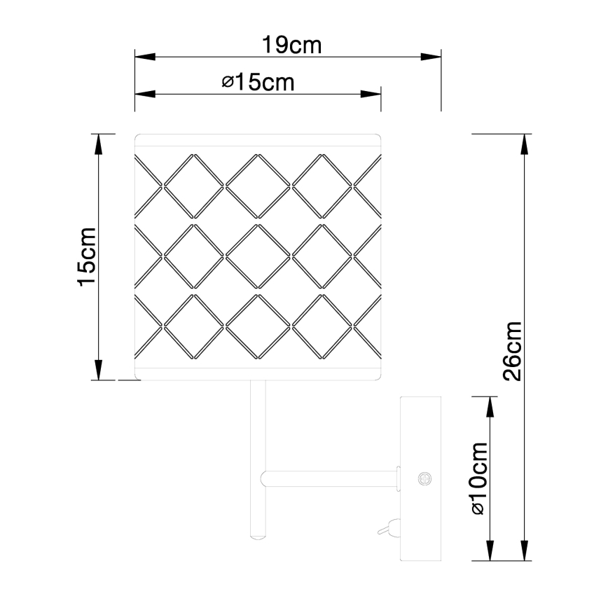 Globo - Fali lámpa 1xE14/40W/230V