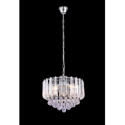 Globo - Csillár láncon 4xE14/40W/230V