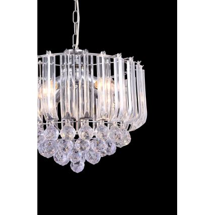 Globo - Csillár láncon 4xE14/40W/230V