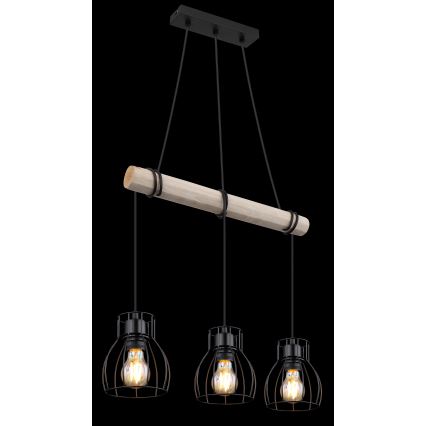 Globo - Csillár zsinóron 3xE27/40W/230V