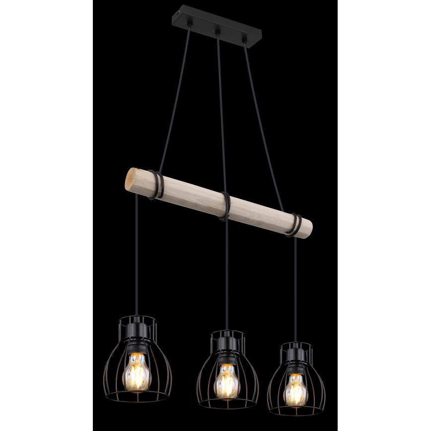 Globo - Csillár zsinóron 3xE27/40W/230V