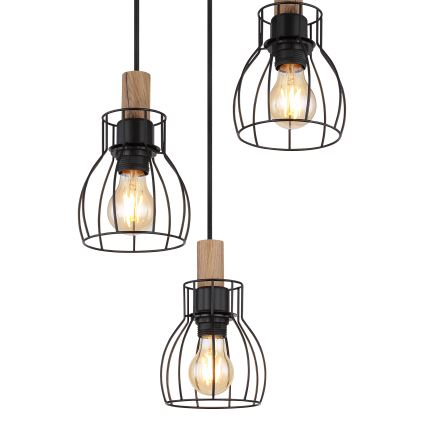 Globo - Csillár zsinóron 3xE27/40W/230V