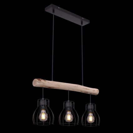 Globo 15326-3N - Csillár zsinóron MINA 3xE27/40W/230V