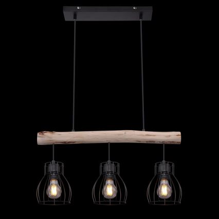 Globo 15326-3N - Csillár zsinóron MINA 3xE27/40W/230V